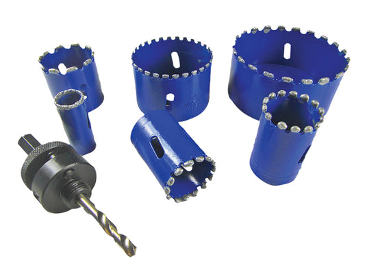 BOA Kitchen & Bathroom Installer Kit Diamond Holesaw Set, 6 Piece BOA21001