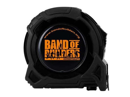 Band Of Builders Tape Measure 8m 26ft Width 25mm Non Reflective Blade BOB8MTAPE