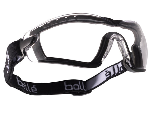 Bolle Safety COBRA PSI PLATINUM® Safety Glasses with Strap Clear BOLCOBFSPSI