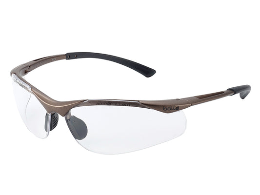 Bolle Safety CONTOUR PLATINUM® Safety Glasses - Clear BOLCONTPSI