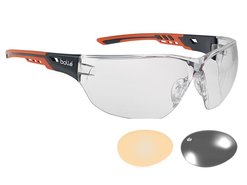 Bolle Safety NESS+ PLATINUM® Safety Glasses - Clear BOLNESSPPSI