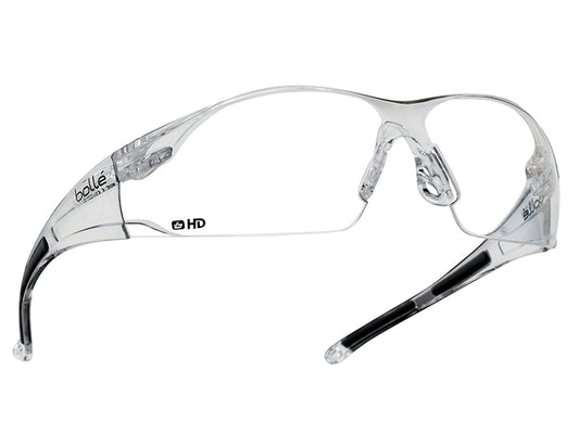 Bolle Safety RUSH Safety Glasses - Clear HD BOLRUSHDPI