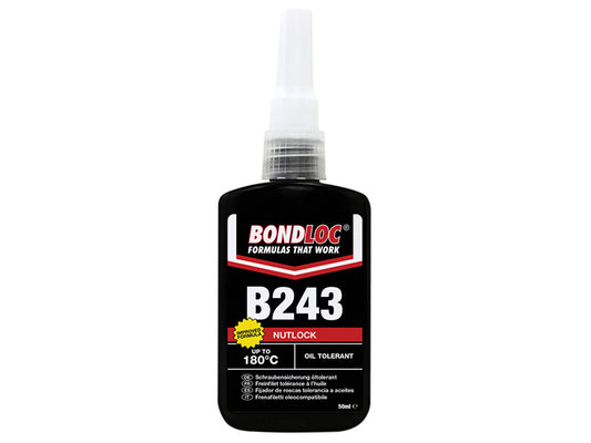 Bondloc B243 Nutlock Medium Strength Threadlocker 50ml BONB24350