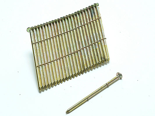 Bostitch 28° Galvanised Smooth Shank Stick Nails 3.1 x 90mm (Pack 2000) BOSS31090G8