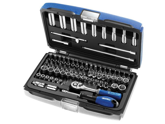 Britool Expert 1/4in Dr Metric Imperial Socket Set 73 Piece BRIE030707B
