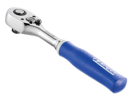 Expert Pear Head Ratchet 3/8in Square Drive 72 Tooth With 5° Arc E031706