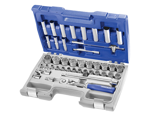Expert 1/2in Drive Socket & Accessory Set, 42 Piece BRIE032908B