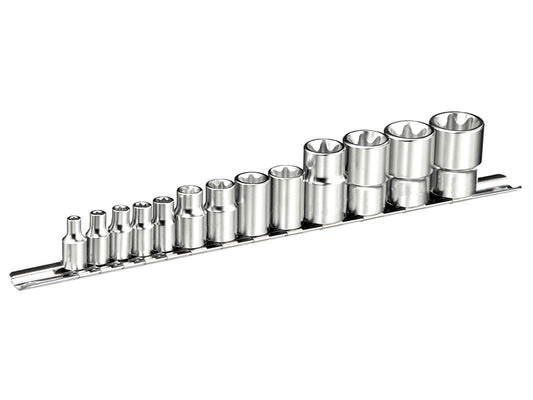Expert Inverted TORX Socket Set 13 Piece Mixed Drive Chrome E034801B