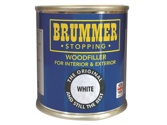 Brummer Wood Filler White 250g For Furniture Doors Floors etc BRUBM30401