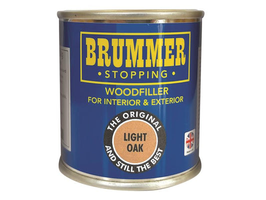 Brummer Wood Filler Light Oak 250g For Furniture Doors Floors etc BRUBM30403