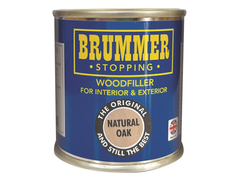 Brummer Wood Filler Natural Oak 250g For Furniture Doors Floors etc BRUBM30404