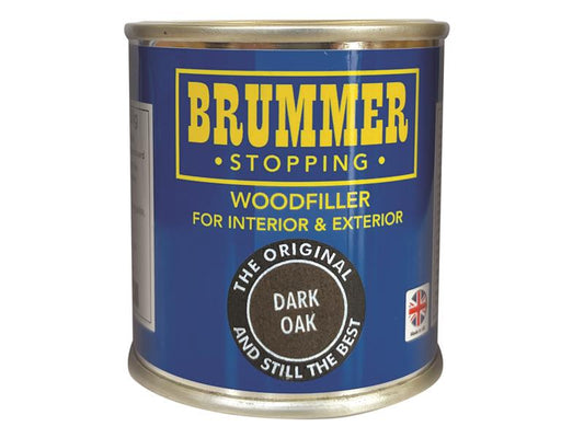 Brummer Wood Filler Dark Oak 250g For Furniture Doors Floors etc BRUBM30406