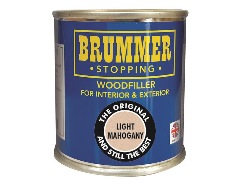 Brummer Wood Filler Light Mahogany 250g For Furniture Doors Floors BRUBM30407