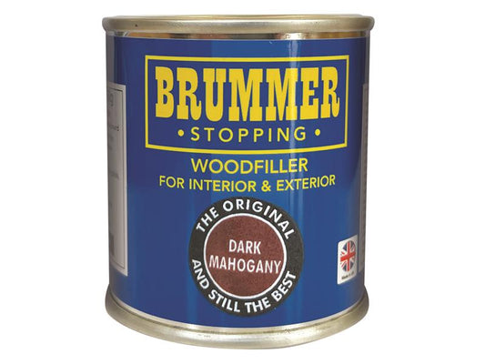 Brummer Wood Filler Dark Mahogany 250g For Furniture Doors Floors BRUBM30409