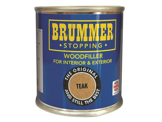 Brummer Wood Filler Teak 250g For Furniture Doors Floors etc BRUBM30411