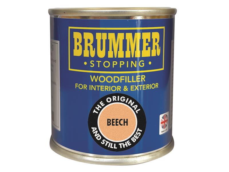 Brummer Wood Filler Beech 250g For Furniture Doors Floors etc BRUBM30414