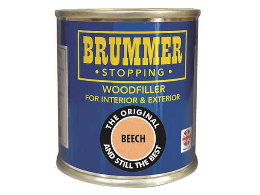 Brummer Wood Filler Beech 250g For Furniture Doors Floors etc BRUBM30414