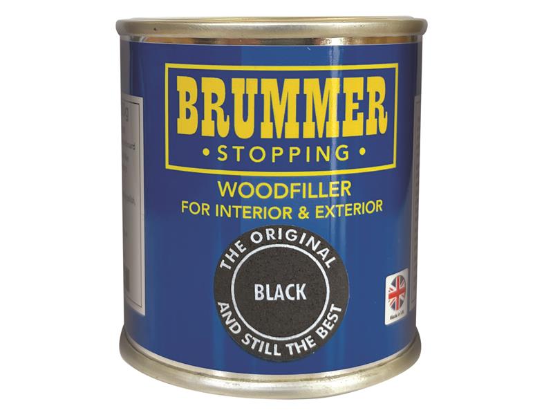Brummer Wood Filler Black 250g For Furniture Doors Floors etc BRUBM30416