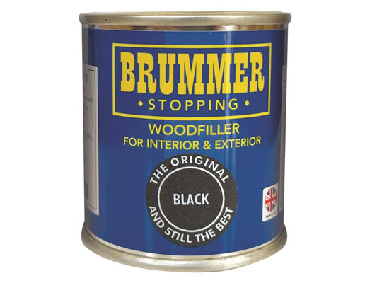 Brummer Wood Filler Black 250g For Furniture Doors Floors etc BRUBM30416