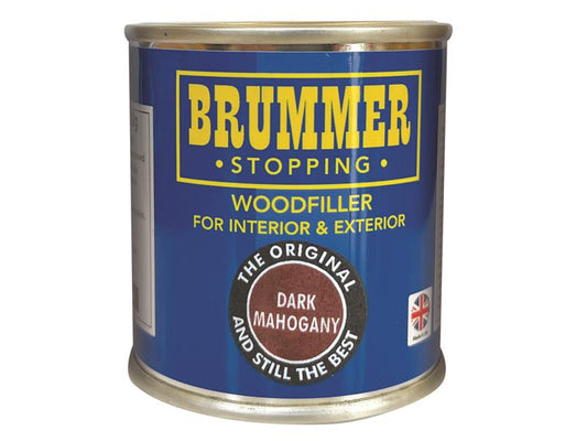 Brummer Wood Filler Dark Mahogany 700g For Furniture Doors Floors etcBRUBM30509