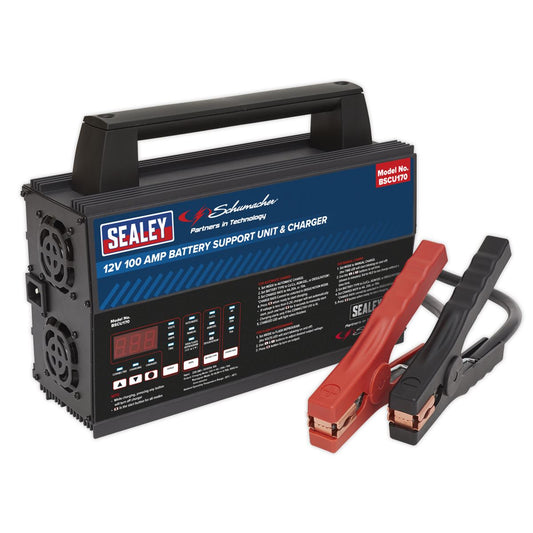 Sealey Schumacher&reg; Battery Support Unit & Charger - 12V 100A BSCU170