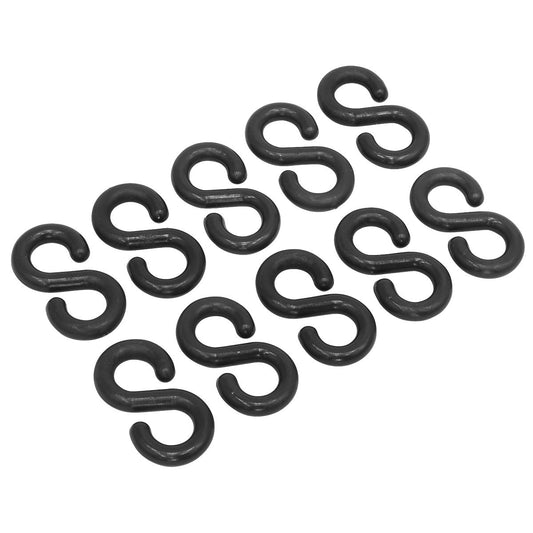 Sealey Plastic Chain S-Hook Pack of 10 BSH10