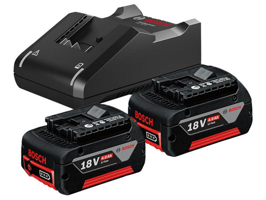 Bosch GBA 4.0Ah Battery & Charger Starter Kit 18V BSH600A019S1