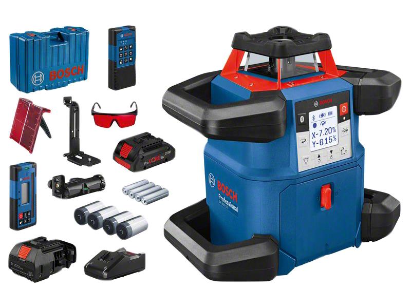 Bosch Professional Rotation Laser Set 4 Piece GRL 600 CHV BSH601061F70