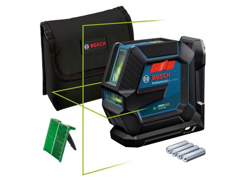 Bosch Professional Line Laser Universal Mount Working Range 15m GLL 2-15 G