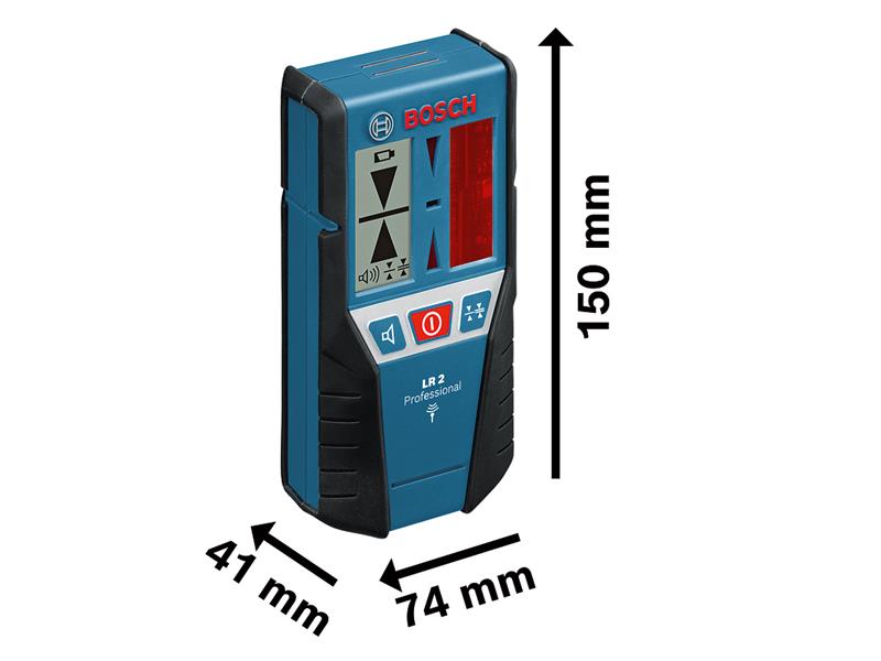 Bosch LR 2 Professional Laser Receiver Range 5-50m Weight 270g BSH601069100