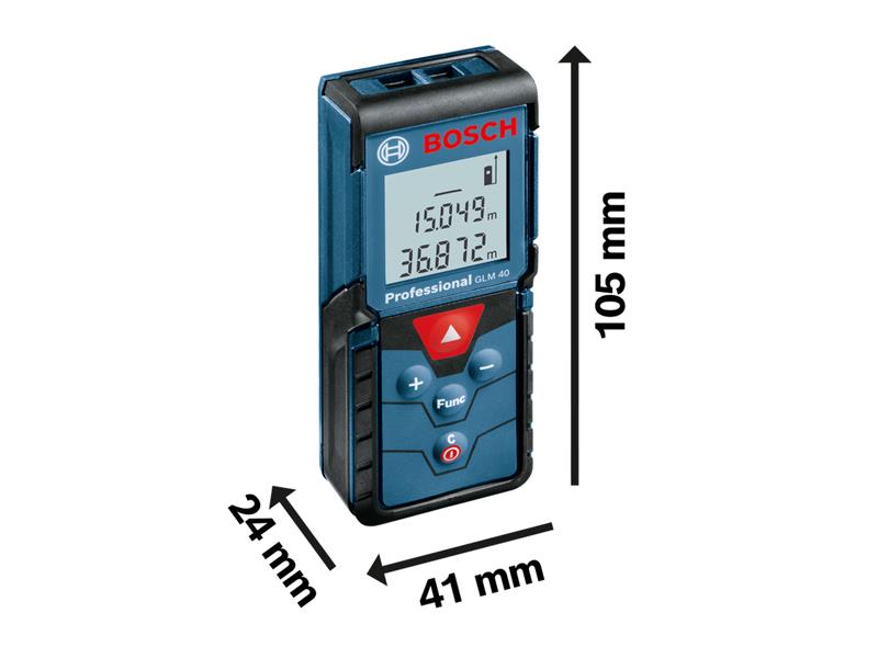 Bosch Professional Laser Measure  2 x AAA 1.5V LR03 Batteries BSH601072900