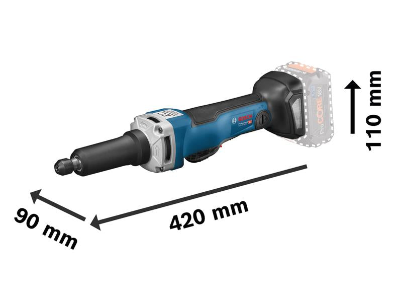 Bosch GGS 18V-23 PLC Professional Straight Grinder 18V Bare Unit BSH601229200