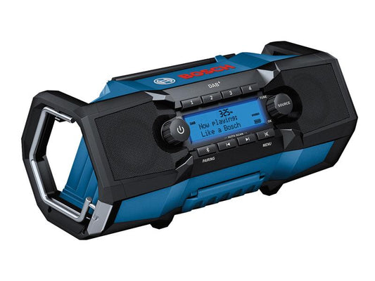 Bosch Professional Bluetooth DAB+ Radio 240V & Li-ion Bare Unit BSH6014A3170