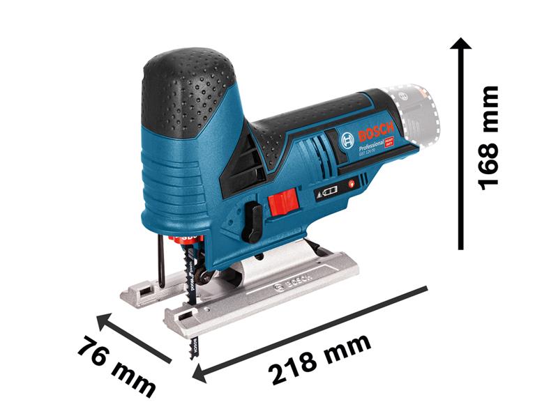 Bosch Professional Jigsaw 12V 2 x 2.0Ah Li-ion Wood 70mm Metal 3mm GST 12V-70