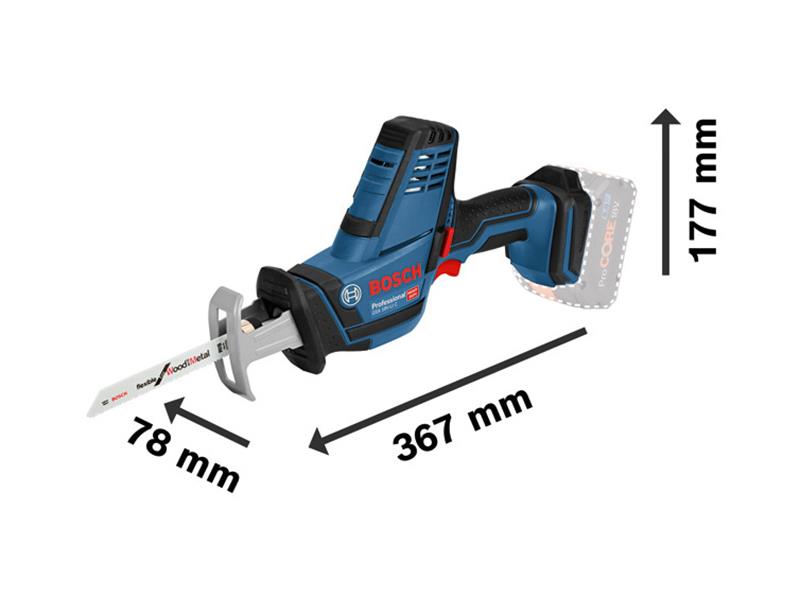 Bosch GSA 18V-LI C Professional Reciprocating Saw 18V Bare Unit BSH6016A5001