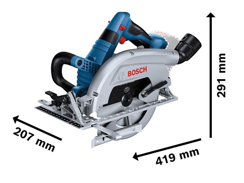 Bosch Professional BITURBO Circular Saw 18V Bare Unit BSH6016B9000 GKS 18V-70 L