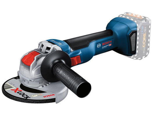 Bosch GWX 18V-10 Professional X-LOCK Angle Grinder 125mm 18V Bare Unit BSH6017B0100