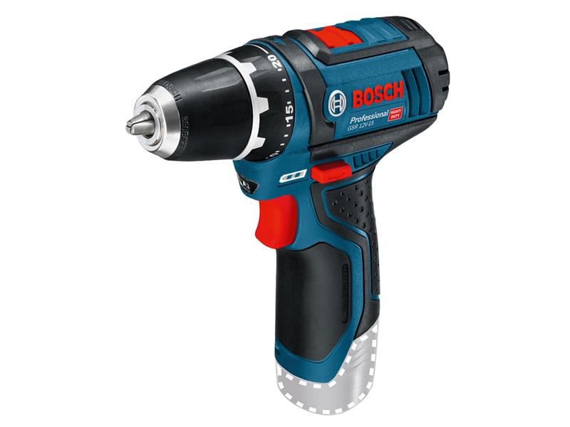 Bosch Professional Drill Driver 12V Bare Unit 10mm Chuck BSH601868101