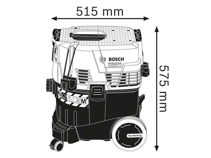 Bosch Wet Dry Vacuum 1200W 110VProfessional M-Class BSH6019C3170 GAS 35 M AFC