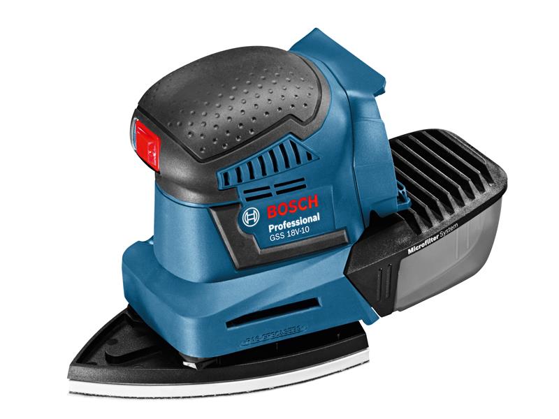 Bosch 18V Professional Orbital Sander Bare Unit Compact One Handed BSH6019D0200