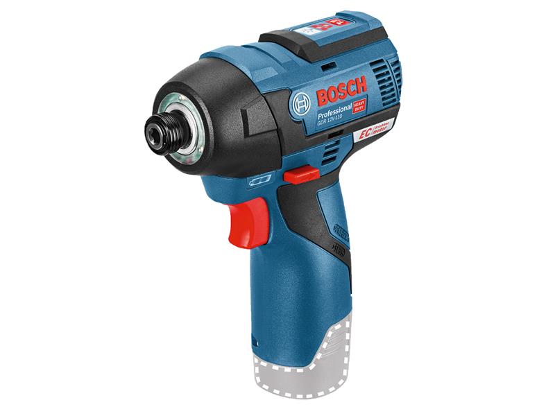 Bosch GDR 12V-110 Professional 1/4in Impact Driver 12V Bare Unit BSH6019E0002