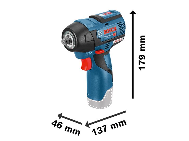 Bosch Professional 3/8in Impact Wrench 12V Bare Unit Torque 110Nm GDR 12V-115
