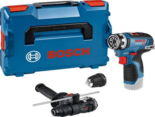 Bosch FlexiClick Drill Driver 2 Attachments 12V Bare Unit Keyless BSH6019H300B