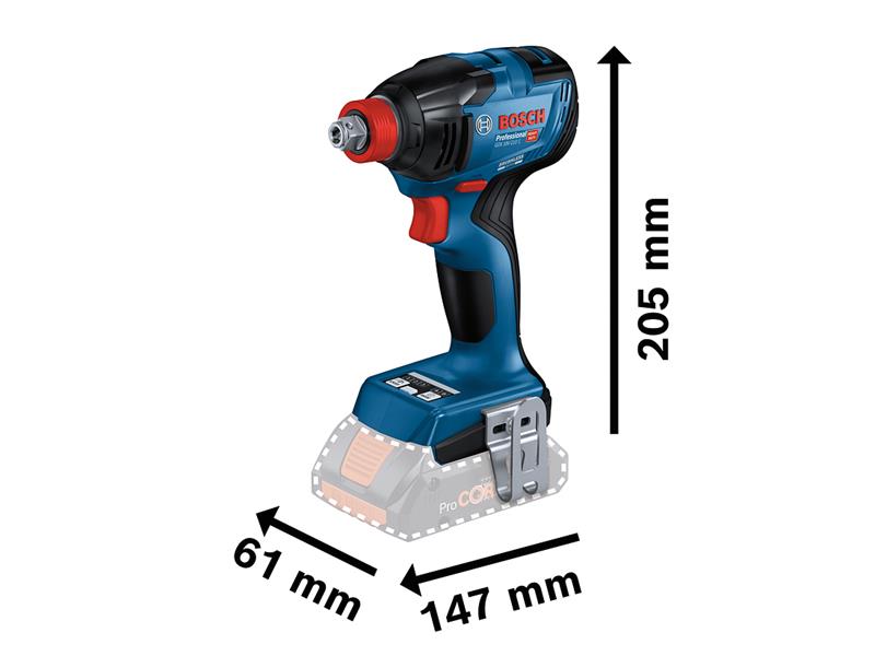 Bosch Professional Impact Driver Wrench 18V Bare Unit GDX 18V-210 C