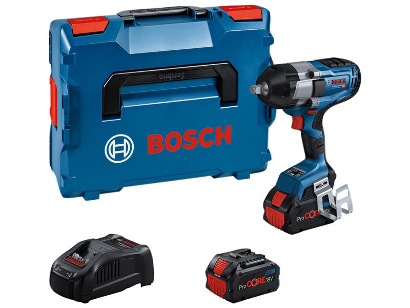 Bosch Pro BITURBO Impact Wrench 18V 2 x 5.5Ah ProCORE18V Li-ion GDS 18V-1000 C