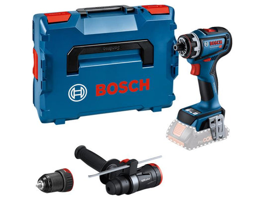 Bosch FlexiClick Drill Driver 2 Attachments in Case 18V Bare Unit BSH6019K6204