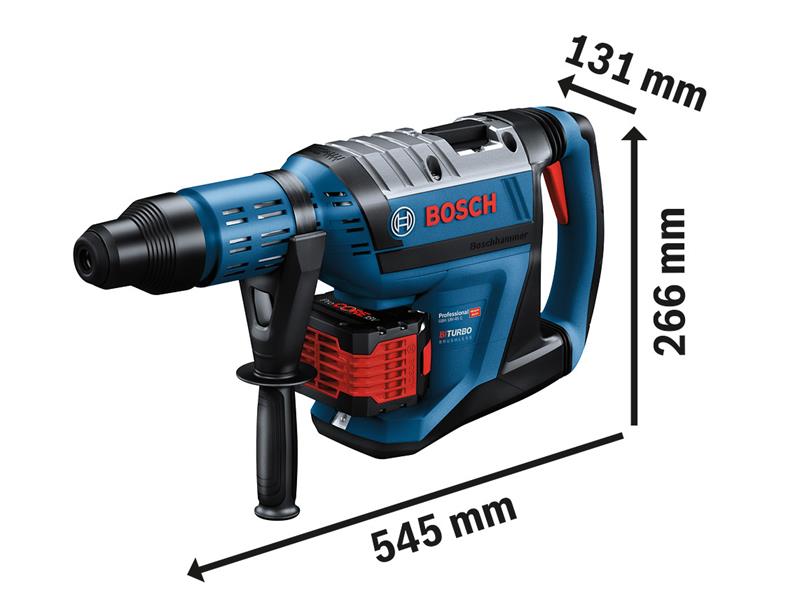 Bosch GBH SDS Max Rotary Hammer 18V Bare Unit 18V-45 C Pro BITURBO BSH611913000