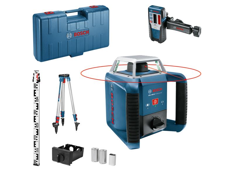 Bosch Professional Rotation Laser Set Working Range 20m GRL 400 H BSH6159940JY