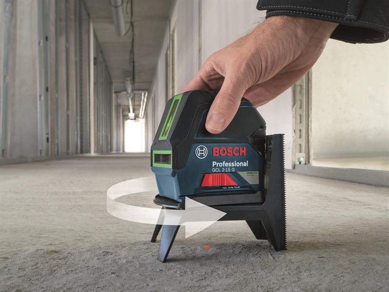 Bosch GCL 215-G Professional Self-Levelling Cross Line Laser Green BSHGCL215G