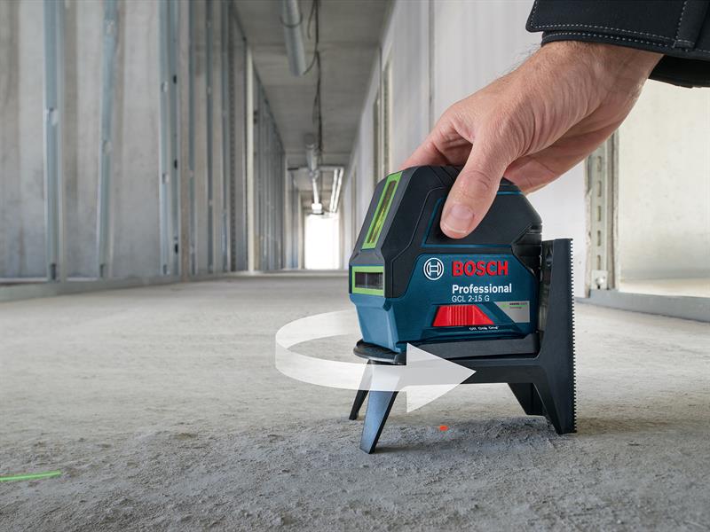 Bosch GCL 215-G Professional Self-Levelling Cross Line Laser Green BSHGCL215G